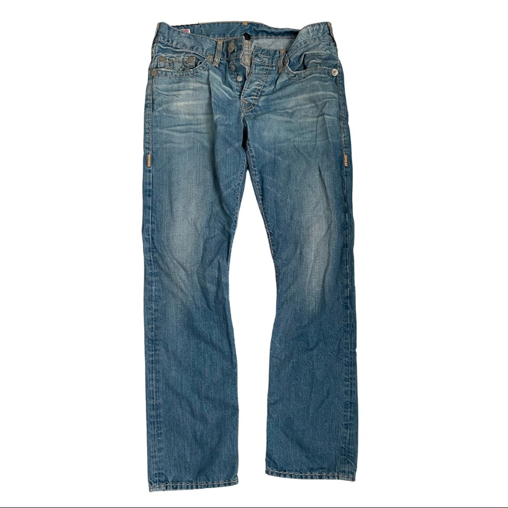 True Religion Denim Jeans Light Blue Size 34